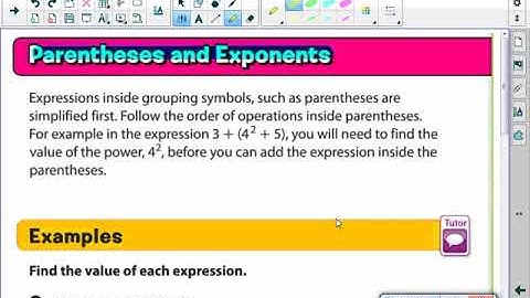 Ch6 Lesson 2   Numerical Expressions video lecture