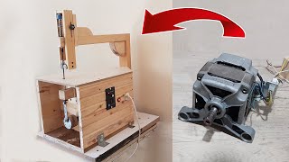 Çamaşır Makinesi Motorundan Kıl Testere Yapımı //Making Bristle Saw From Washing Machine Motor - DIY