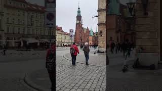 Вроцлав сегодня, Rynek, Wrocław 7 kwietnia 2023#Shorts