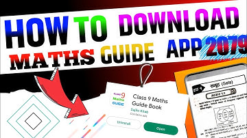 class 9 maths guide app| how to download class 9 maths guide app  2079| how to use maths guide app