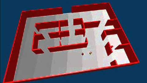 AI test - Astar used for Searching Following Escaping Blender GE