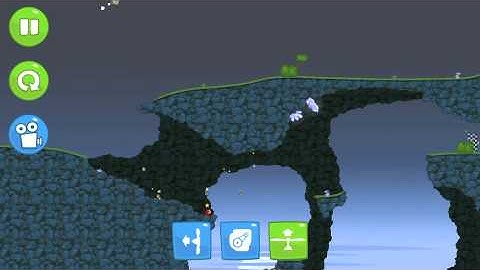 Bad Piggies Flight in the Night level 4-28 - 3 star walkthrough