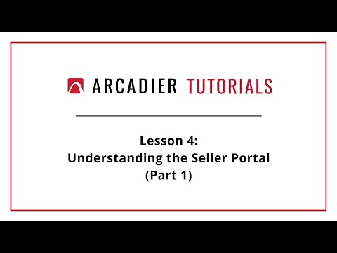 Arcadier Tutorials - Lesson 4: Understanding the Seller Portal (Part 1)