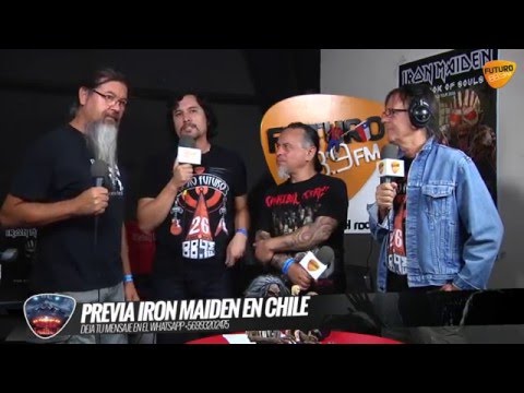 Futuro TV - lo mejor de la previa de Iron Maiden en Chile