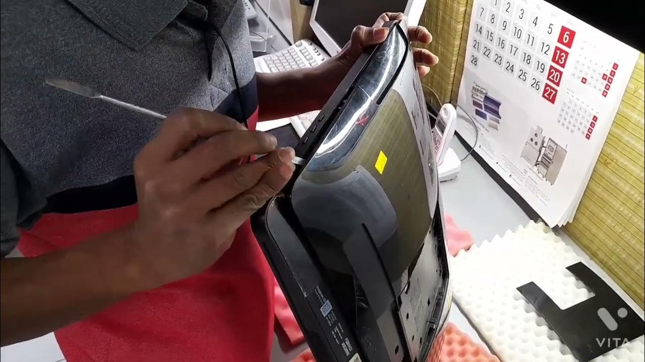How to open Dell inspiron 20 all in one Desktop pc. YouTube