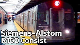 ⁴ᴷ R160 N Train With Mixed Siemens-Alstom Propulsion Consist