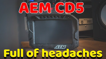 Trying to make the AEM CD5 DIGITAL DASH work | Watch before you buy one | 240sx s14 rb25det