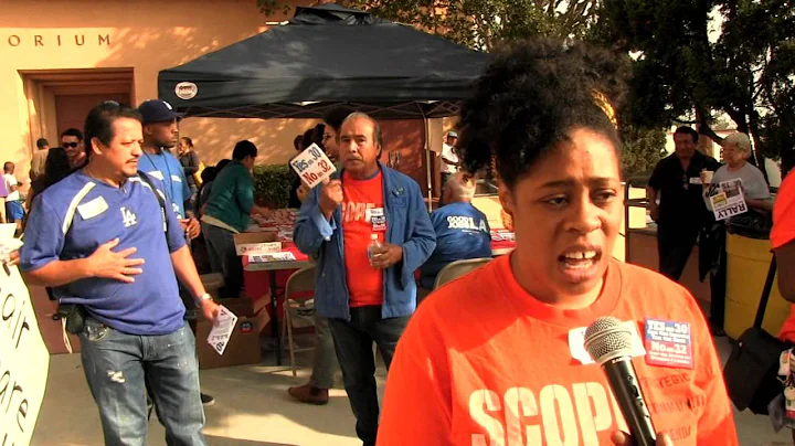 Rally at Horace Mann Middle School