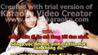 Video thumbnail of "Lay Tien Cho Gai  karaoke"
