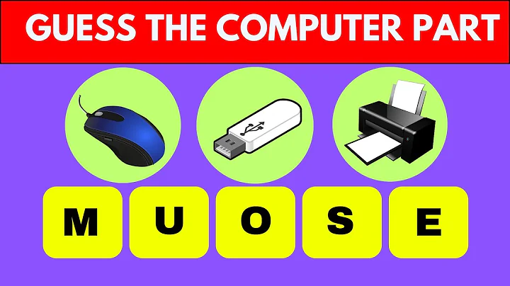 PARTS OF A COMPUTER 🖥️ - FUN EXERCISE |  Computer Fun Quiz | Tech Quiz | #Computer Learning For Kids