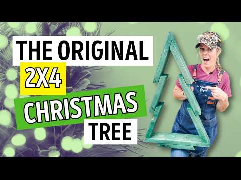 The Original 2x4 Christmas Tree | DIY Wooden Tree Tutorial
