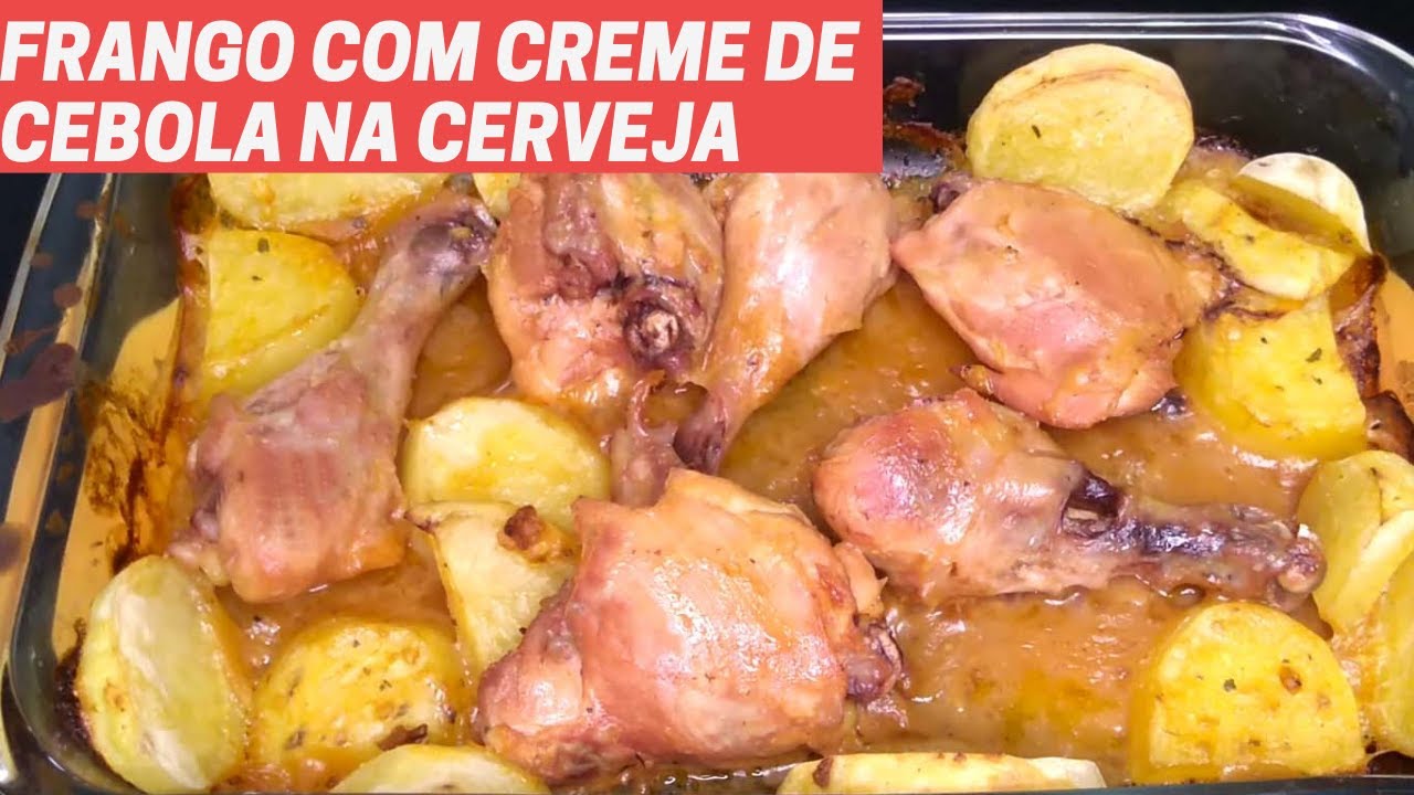 COM FAZER FRANGO COM CREME DE CEBOLA NA CERVEJA - YouTube