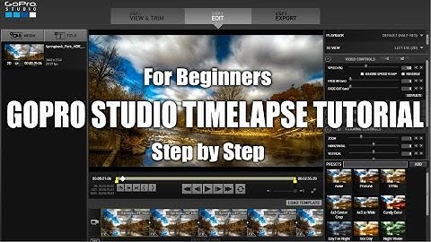 How To Edit Timelapses With GoPro Studio Tutorial | Tips & Tricks