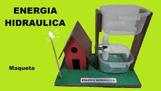 Como Hacer una Maqueta de la Energía Hidráulica (Generador Hidráulico)