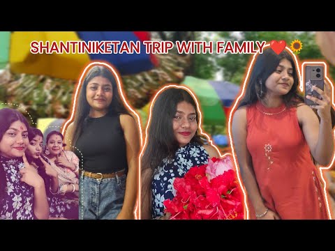 Shantiniketan and tarapith trip with family ❤️🌻...ghurte giye **scam**🙂💔. Sonajhuri hat , Ma Tara ✨