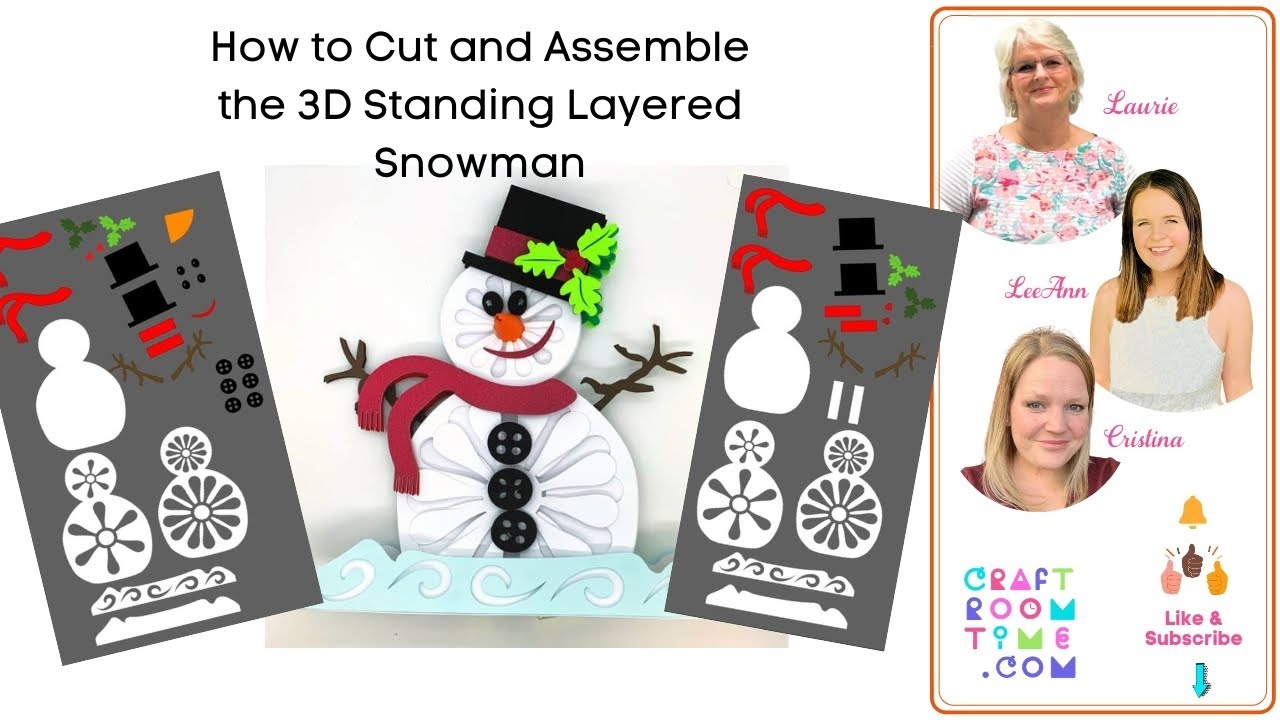 3D Snowman Craft - Kids Craft Room