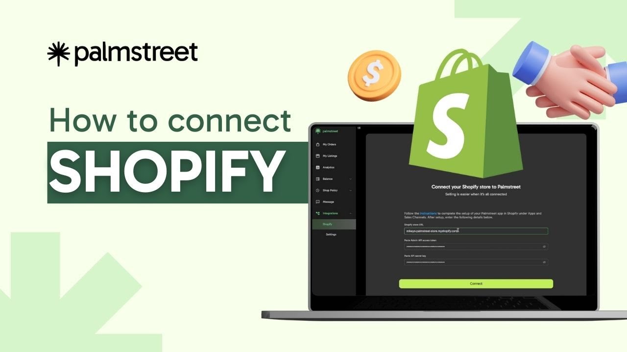 How to integrate Shopify with Palmstreet for seamless live selling!