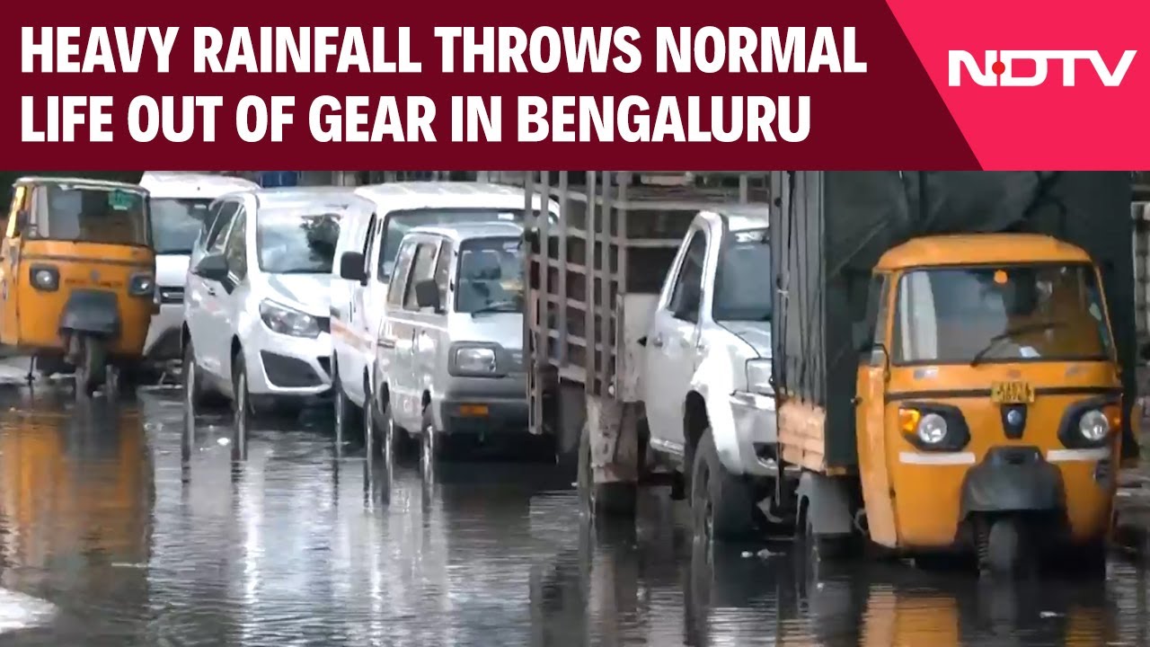 Bengaluru News | Heavy Rainfall Throws Normal Life Out Of Gear In ...