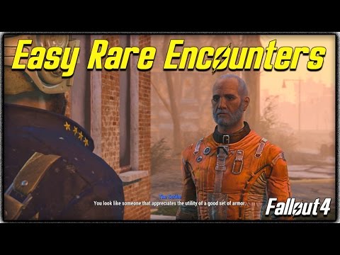 Fallout 4 Unique Encounters Guide! How To Get Rare Traders Other Special Npcs Easily!