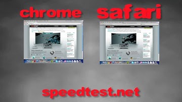 google chrome vs safari speed test