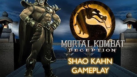 Mortal Kombat: Deception - Shao Kahn Gameplay [720p60]