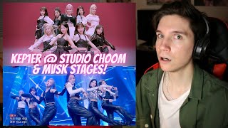 DANCER REACTS TO KEP1ER | "WA DA DA" Studio Choom & "MVSK" Debut Show Live Stage & Full Cam