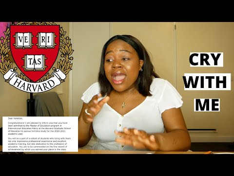Opening my HARVARD acceptance letter, LIVE REACTION!! **eMOTIONAL**
