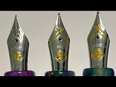 Cypress Fountain Pen Nib Comparison