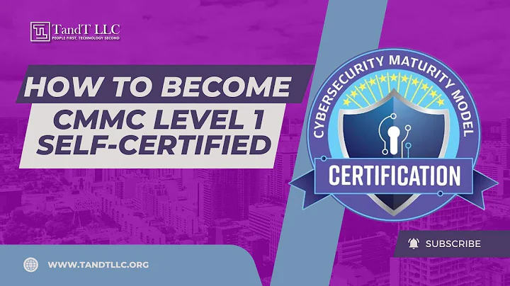 How to Become CMMC Level 1 Self-Certified