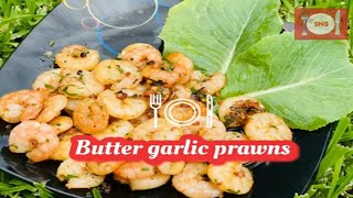 butter garlic prawn/sea food/ready in 10 minutes