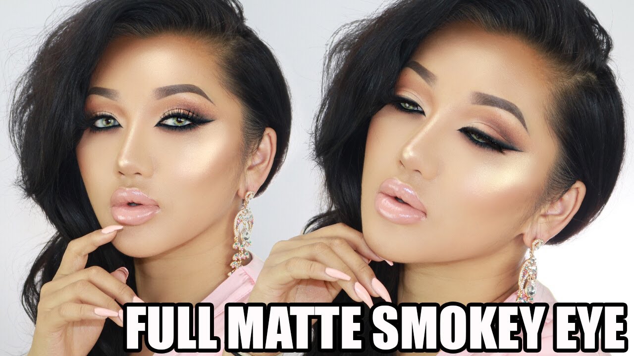 AFFORDABLE FULL MATTE NEUTRAL SMOKEY EYE TUTORIAL || PROM MAKEUP