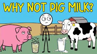Why Don't Humans Drink Pig Milk
