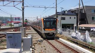 京成3100形3153編成 回送列車 京成船橋競馬場駅到着