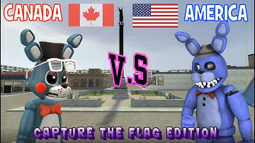 CANADA VS AMERICA || Gmod Capture The Flag Deathmatch