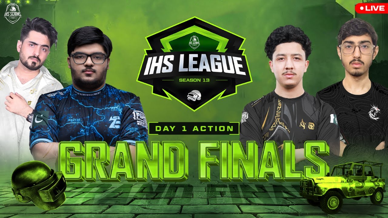 Oxy Vlr IHS LEAGUE S13 GRAND FINALS DAY 1 LIVE | PUBG MOBILE #i8 #7E #oxy #Fma ...