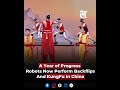 A Year of Progress Robots Now Perform Backflips And KungFu In China. #China #robot #kungfu