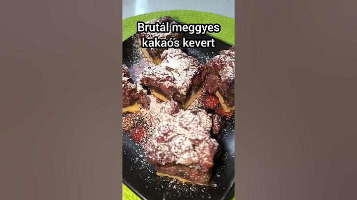Meggyes kakaós kevert