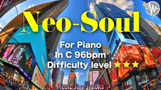 Video thumbnail of "Neo-Soul Jam For【Piano】C Major 96bpm No Piano BackingTrack"