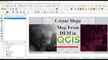Create slope map in QGIS from DEM