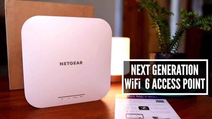 NETGEAR Point d'accès WiFi 6 (WAX214v2) - Borne WiFi 6 -Vitesse WiFi 6  Dual-Band AX1800