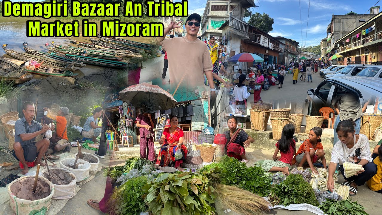 Demagiri Bazaar An Tribal Market in Mizoram || Tribal Markets of Mizoram State || Mizoram Travels 