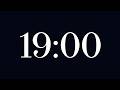 19 Minute Timer ⏳ with no music