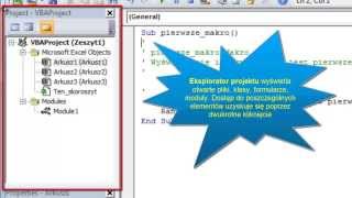 Cognity Kurs Excel VBA cz. I - Edycja i zarządzanie kodem VBA