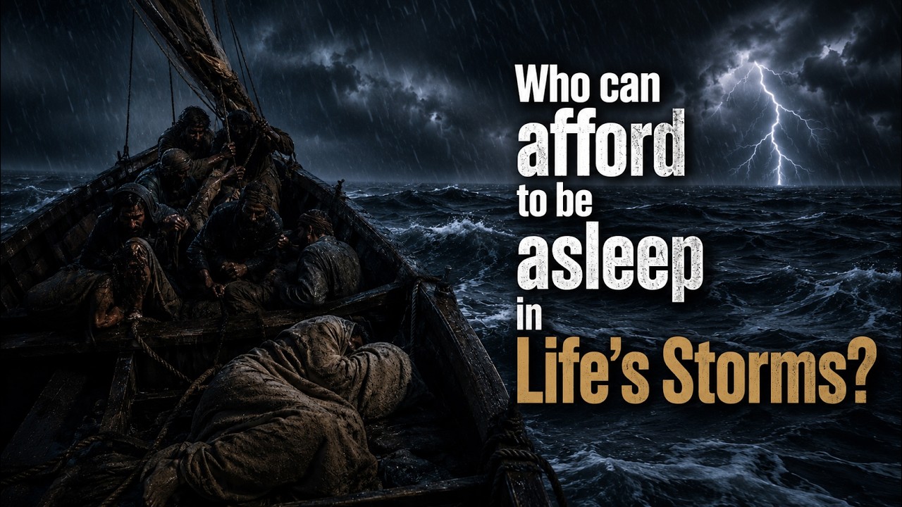 Why Was Jesus Asleep? | Super Short Thought | Mark 4