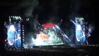 AC/DC - Intro + Rock Or Bust, Live in Warszawa, 2015-07-25 (HD, Good Quality)