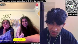 Live Omegle Monkey App Rage Baiting Baddies Reactions