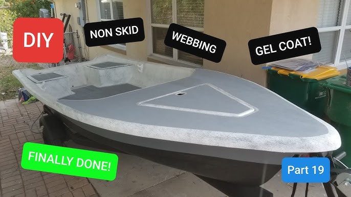 How To GELCOAT & Non-Skid Your Boat! - Pro-Level Gelcoat Tips
