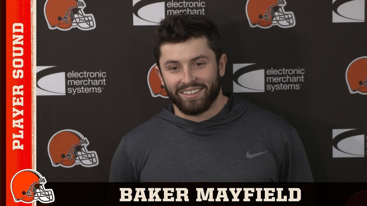 Browns QB Baker Mayfield becomes emotional discussing Julius ...