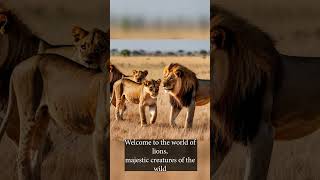 Information about Lions #lion #conservation #wildlife