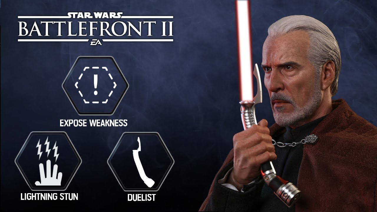 How Count Dooku's Abilities May Work Battlefront 2 YouTube